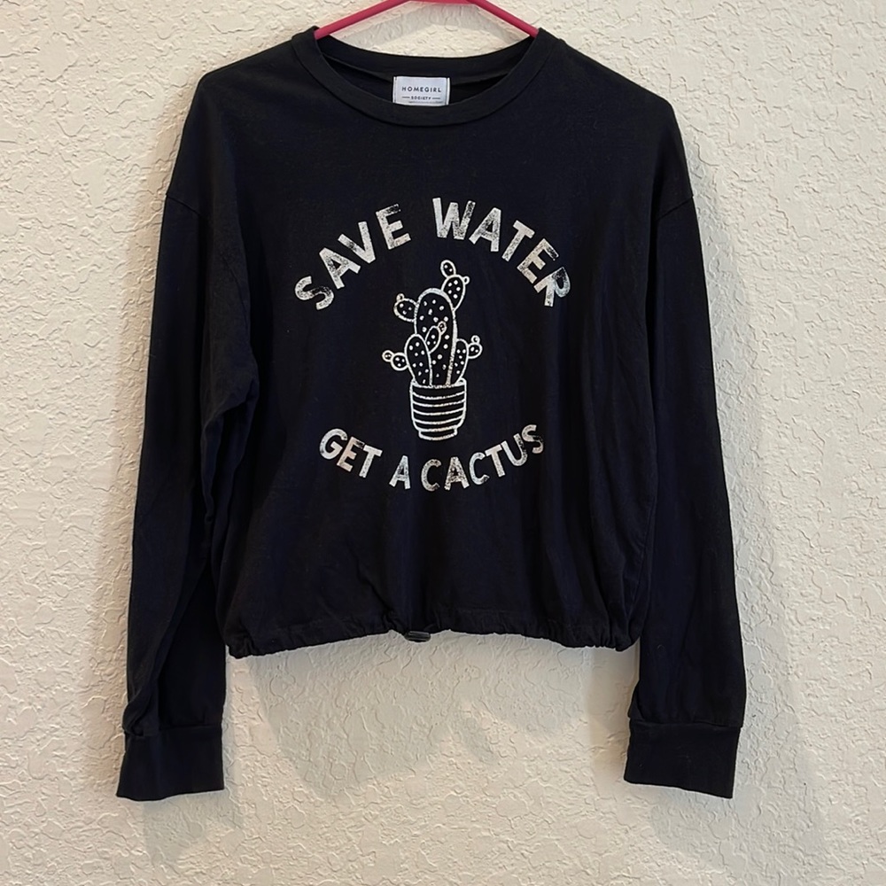 Save the Water Get a Cactus Top